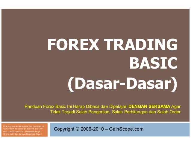 Trading Forex Gainscope - 