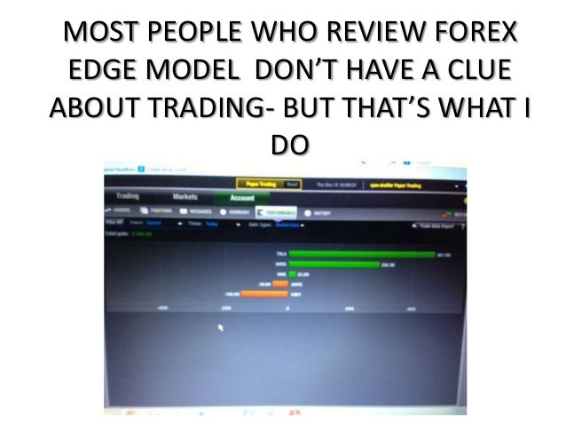 Forex edge model