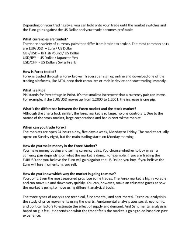 Forex Trading Frequently Asked Questions Faq - 
