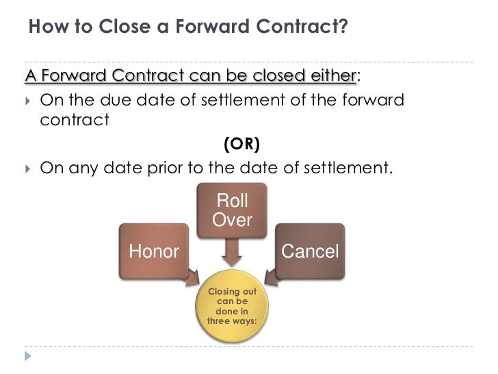 Forex contract