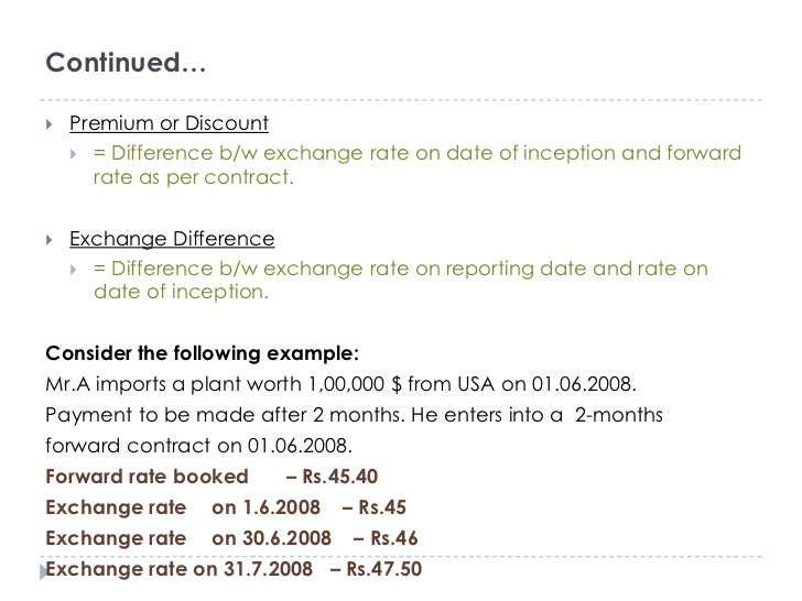 Forex forward contract definition