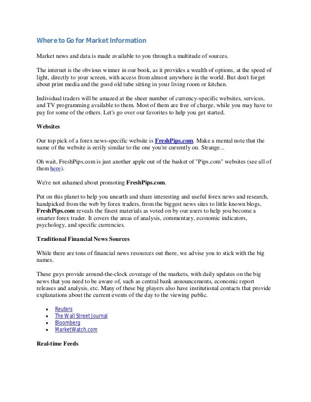 Forex Fundamental Analysis - 
