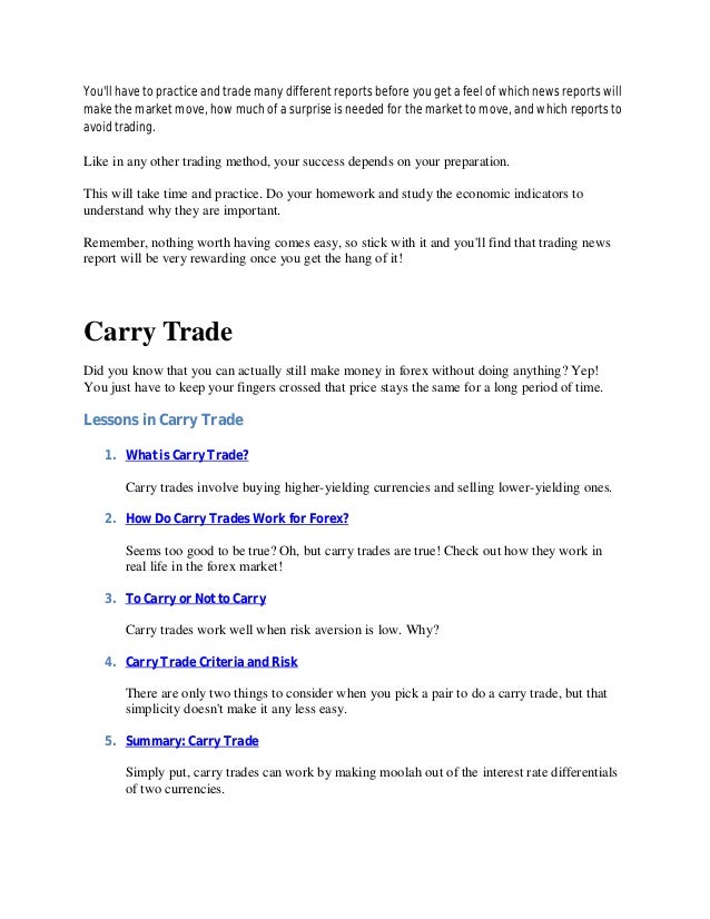 Forex Fundamental Analysis - 