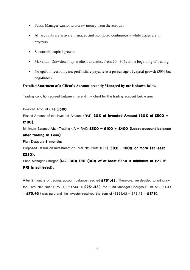 Forex Fund Management - 