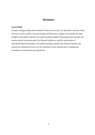 Financial Risk Disclaimer Example Forex fund management | PDF