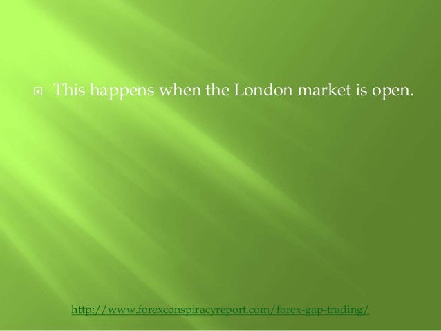 Forex trading the gap
