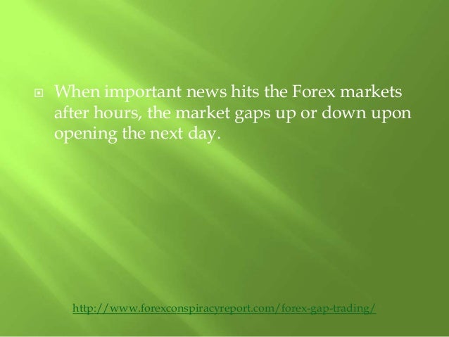 Forex sunday gap trading