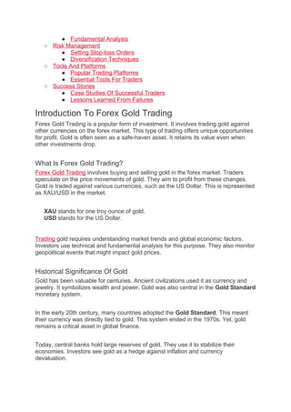 Forex Gold Trading Unlocking Profits with Precious Metals.docx
