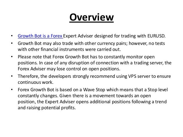 Forex Growth Bot Review Read Forex Growth Bot - 