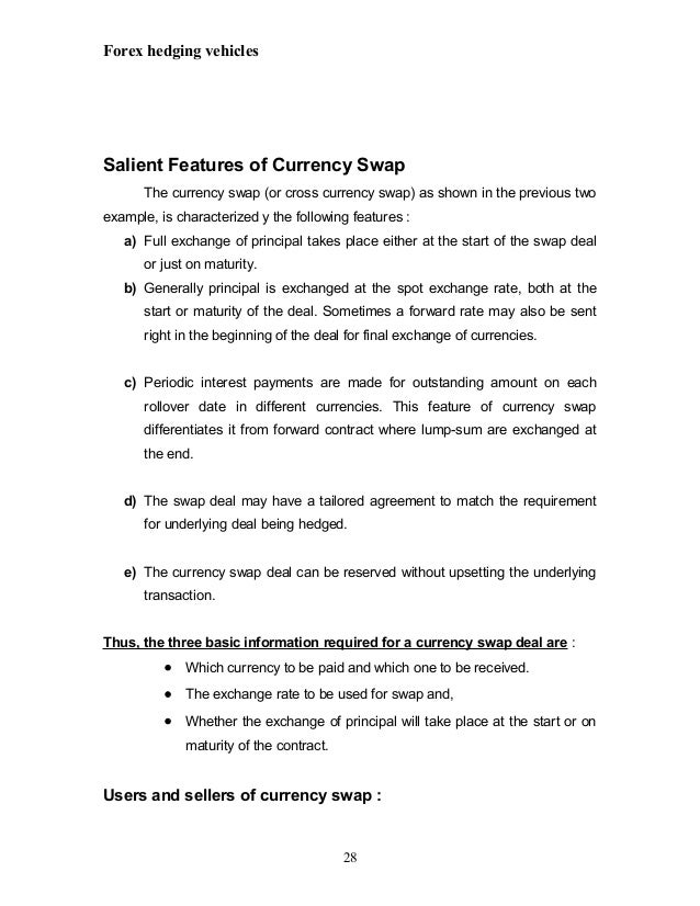 Forex hedging example