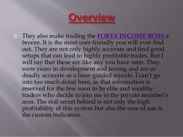 Forex income boss