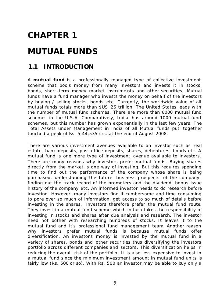 Forex mutual fund