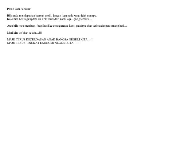 Forex yg terpercaya