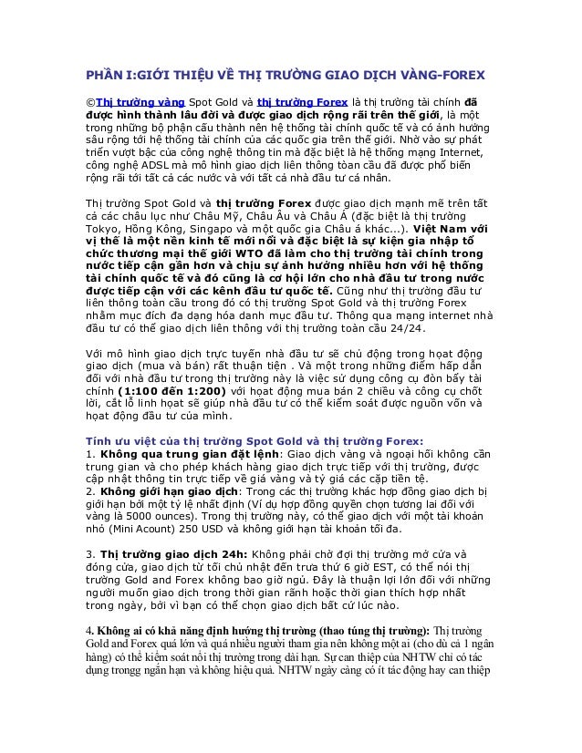 Ebook dau tu forex