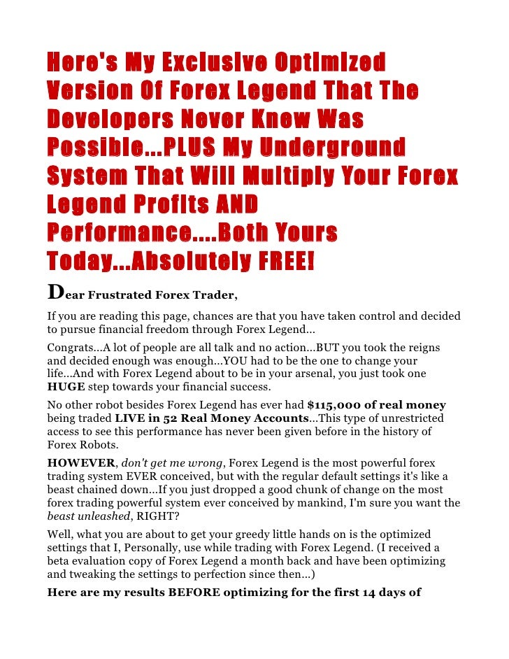 Forex legends