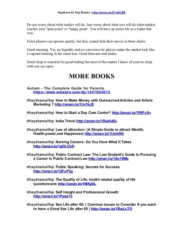 FOREX LESSONS FROM SHANGHAI BC - Author H.A.F