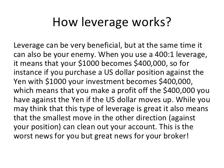 Forex leverage explained