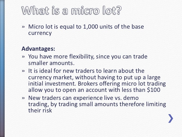 Forex how many units in 1 lot