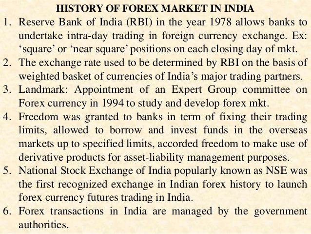 Nse forex derivatives