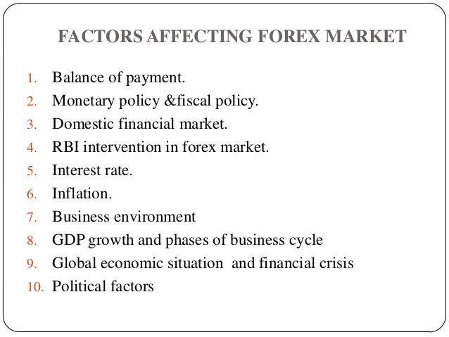 Forex Market And Rupee Depreciation - 