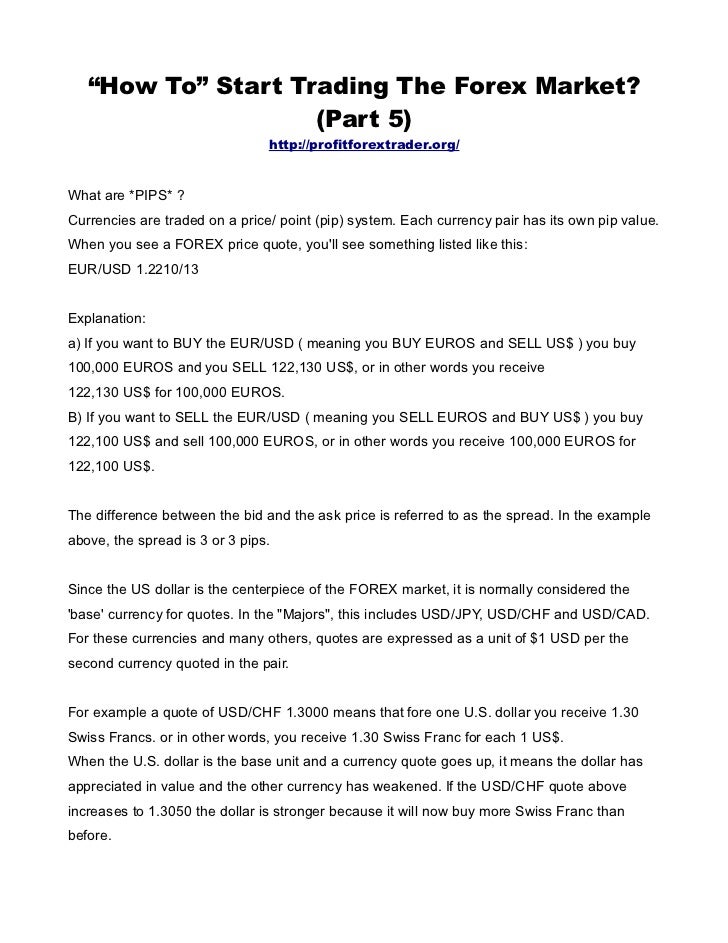 Learning Forex Trading 5 - 