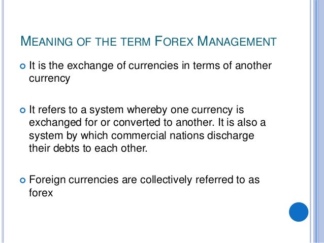 Forex officer means