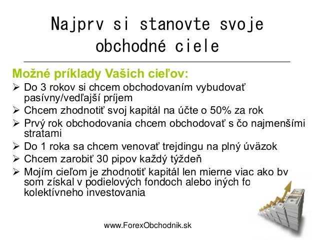 Obchodovanie forex