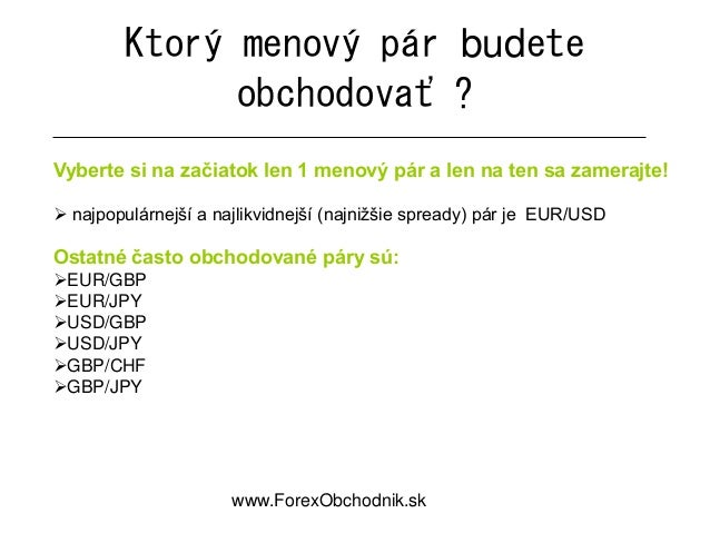 Forex obchodnik.sk