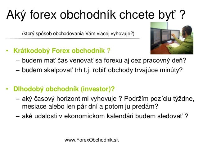 Obchodovanie forex