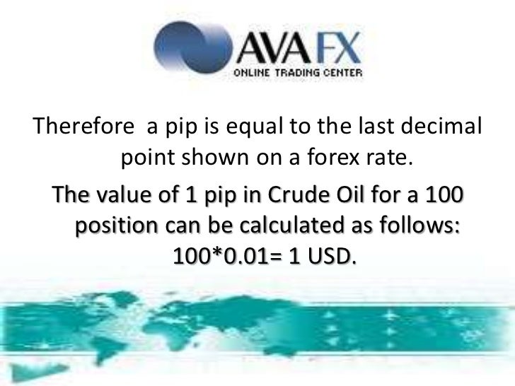 Value of 1 pip in forex