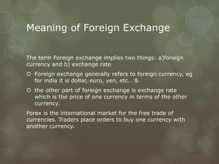 Types of forex transactions ppt ultra trend indicator forex