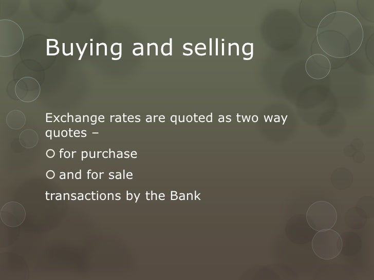Forex presentation slides