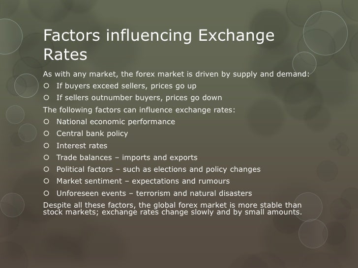 Forex presentation slides