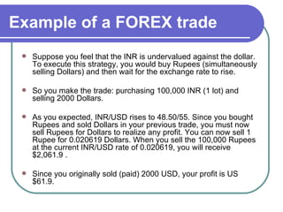 Example Of Forex Forex presentation | PPT
