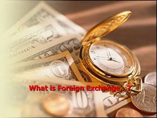 What is Foreign Exchange…? 