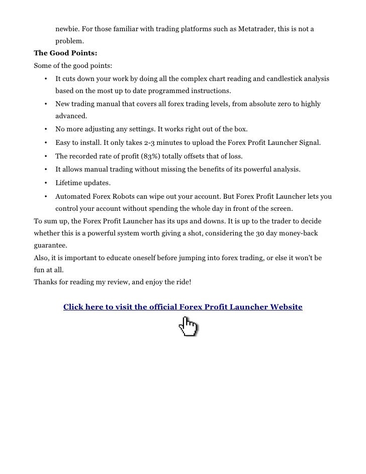 Forex profit launcher review
