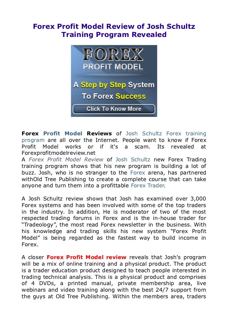 Forex profit model