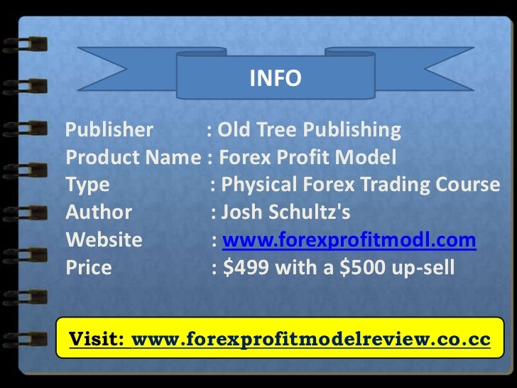Forex Profit Model Trading System - 