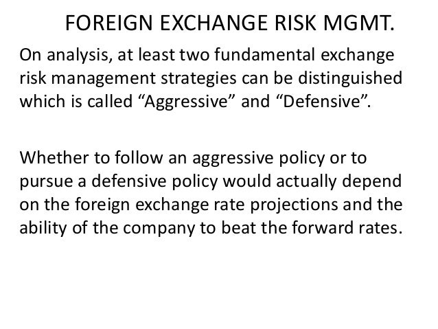 Forex Risk Management - 