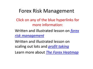 Forex Risk Management | PPTX