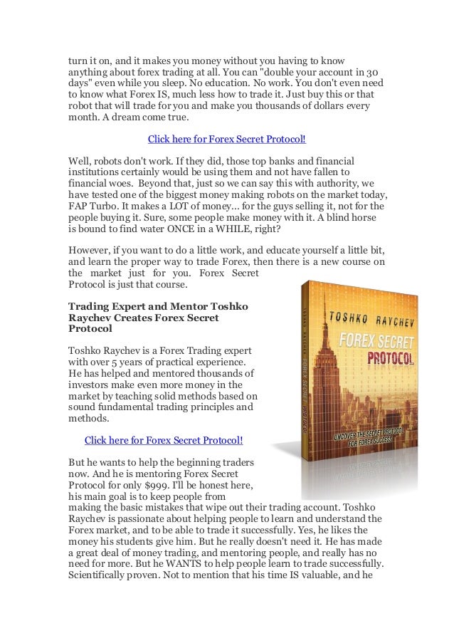 Forex secret protocol review