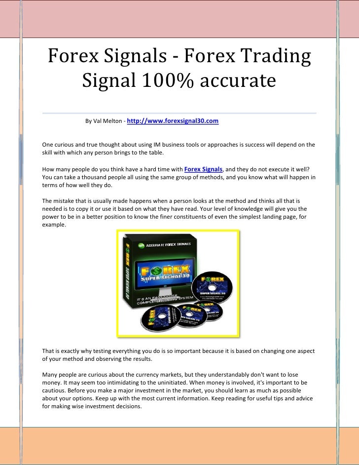 Forex Signals - 