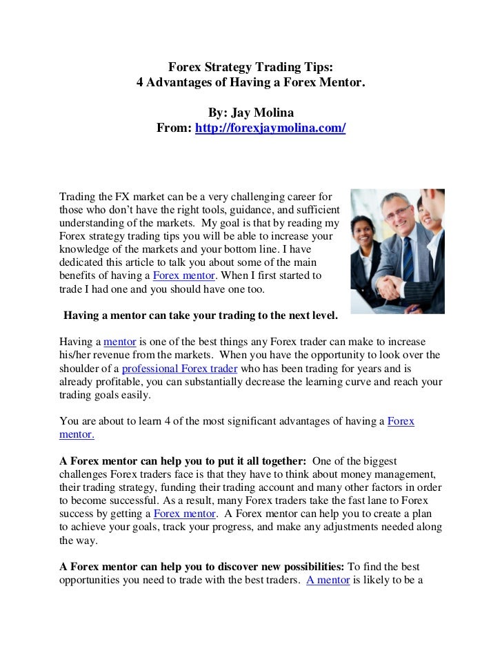 Forex mentorship program