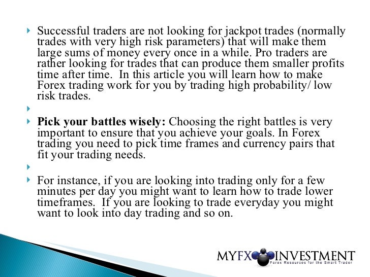 Forex trading small amounts