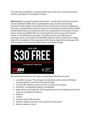 Forex trade for beginner