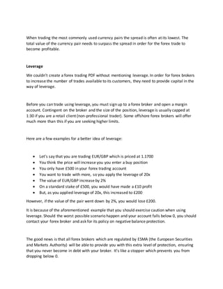 Forex trade for beginner