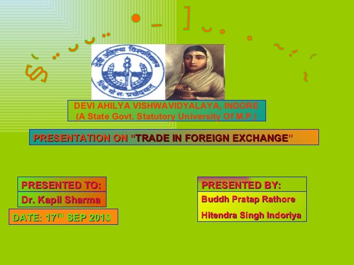 Forex trading slides