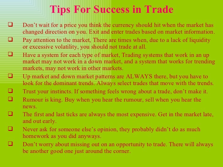 Forex trading slides