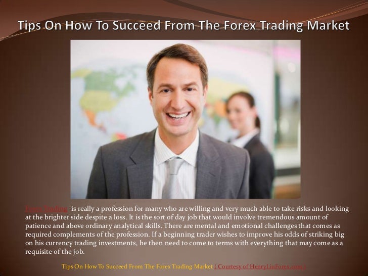 Forex trading as a profession