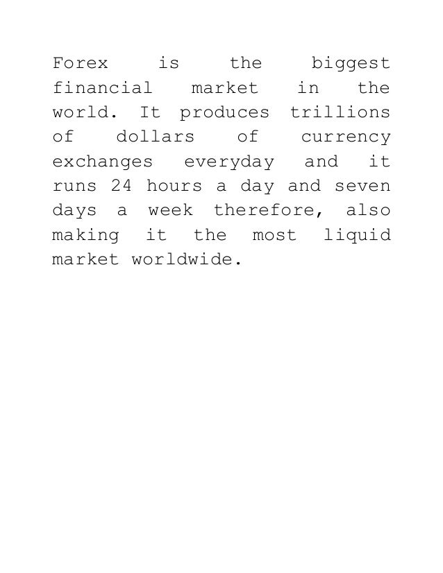Forex market 101